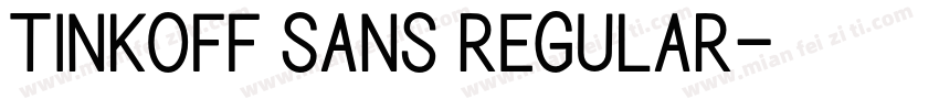 Tinkoff Sans regular字体转换